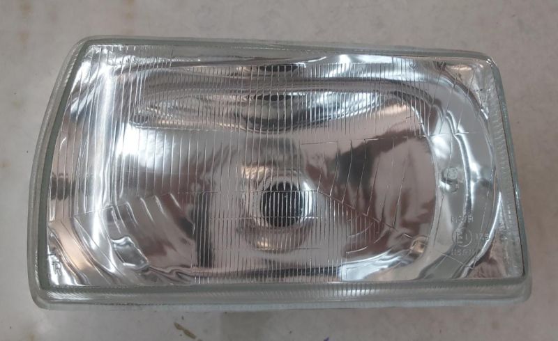 15W Rectangle Glass Plastic Peugeot 504 Headlight, for Automobile, Power Source : Electric
