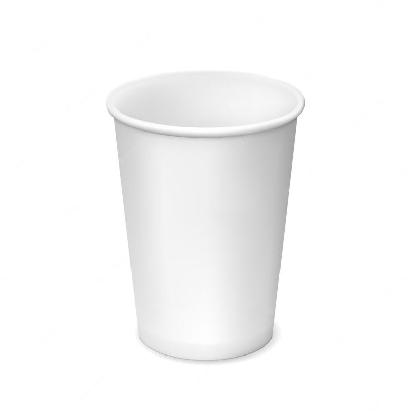 Round 210ml White Plain Paper Cup, Feature : Disposable, Eco Friendly