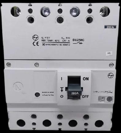 415 V L&T 200A MCCB, Breaking Capacity : 10kA