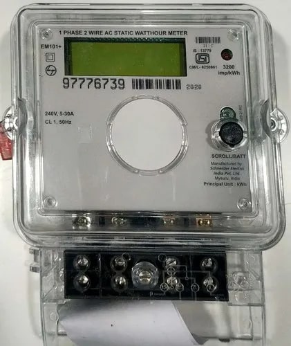 Electric 240 Aluminum 50Hz-65Hz L&T EM101+ Energy Meter, Certification : CE Certified