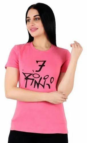 Ladies Round Neck T-shirt