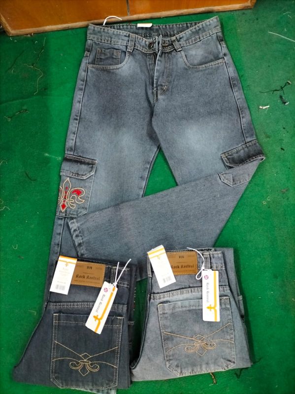 Denim jeans flat finish, Size : all sizes