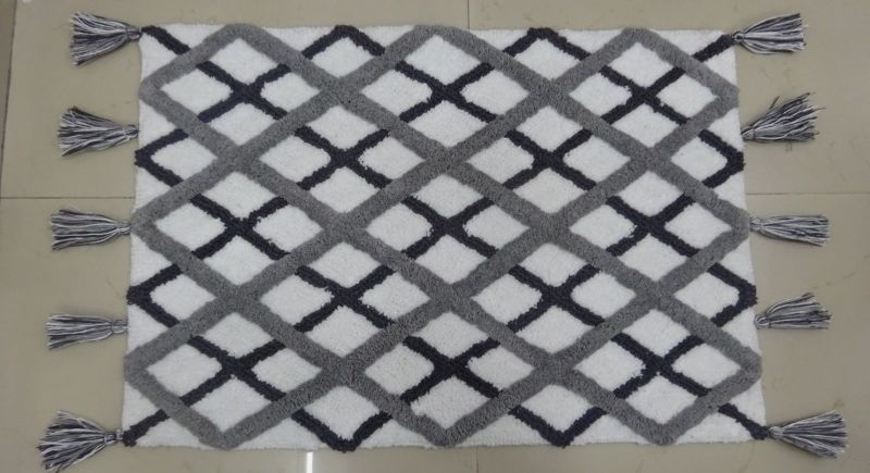 Tufted Bath Mats, For Office, Hotel, Home, Feature : Easy Washable, Easy To Fold