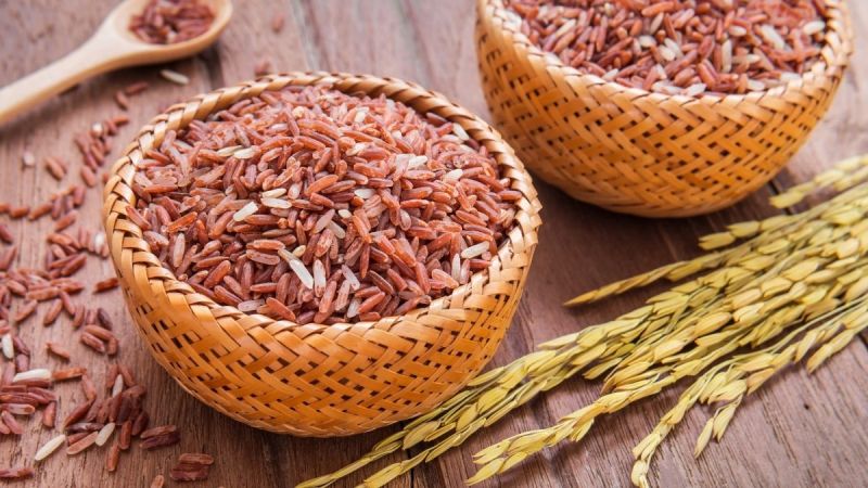 Organic red rice, Packaging Type : Jute Bags