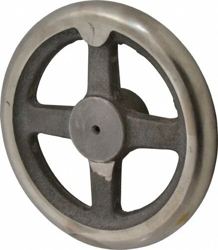 Silver Cast Iron Powder Coated Hand Wheels