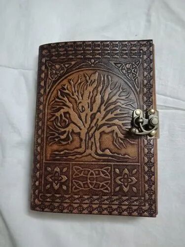 Leather Diary, Color : Brown