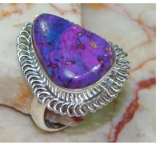 Purple Turquoise Ring