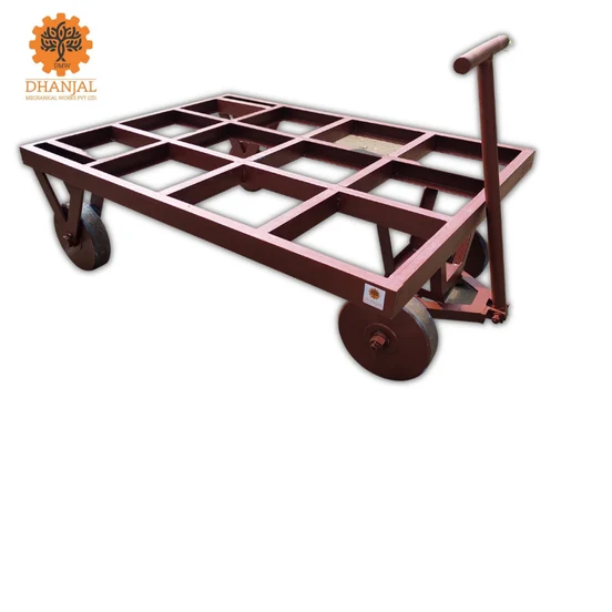 Iron Hand Trolley, For Material Handling, Cart Size 8' X 4'inch at Rs