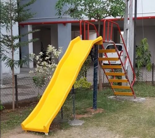 Plastic Playground Slide, Color : Yellow + Red