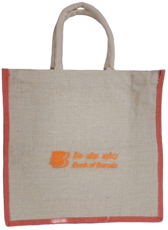 Rectangular Plain Jute Bag, For Promotion, Gift, Packaging Grocery, Capacity : 5kg