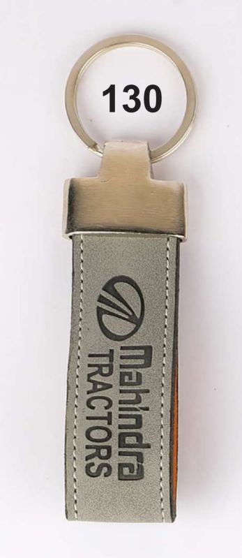 Plain matee leather belt key chain, Size : 98x28 Mm