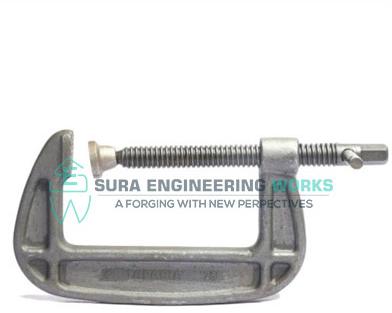Manual Coated Metal C Clamp, for Automobile Industry, Size (mm) : Customised