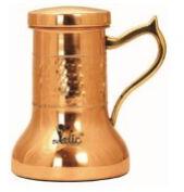 Copper Lilly Jug, for Serving Water, Water Storage, Shape : Round