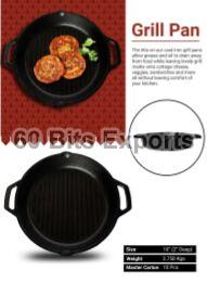 Cast Iron Round Handle Grill Pan