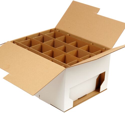 Plain Polished Medicine Corrugated Packaging Box, Size : 18x15x16 Inch
