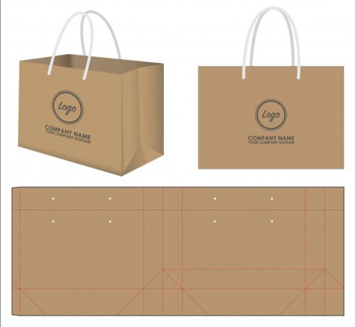 Printed Paper Carry Bags, for Shopping, Size : 12x10inch, 14x10inch, 14x12inch