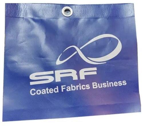 SRF Blue Coated Fabrics Tarpaulin, Pattern : Printed