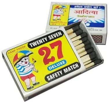 Yellow Wood Match Box, For Home, Feature : Reliable Easy To Light