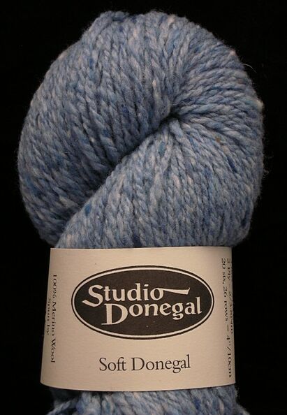 Soft Donegal Light Blue yarn
