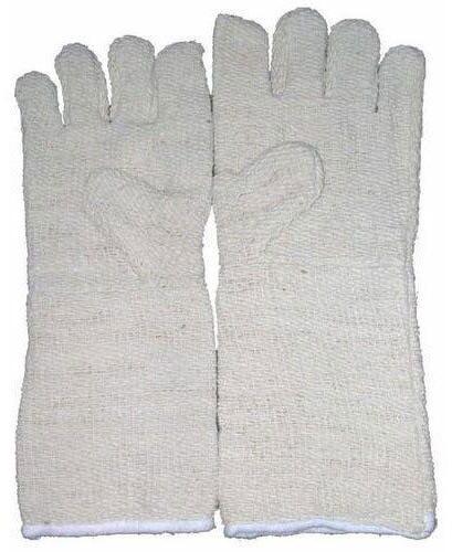 Asbestos Safety Gloves, Color : Grey
