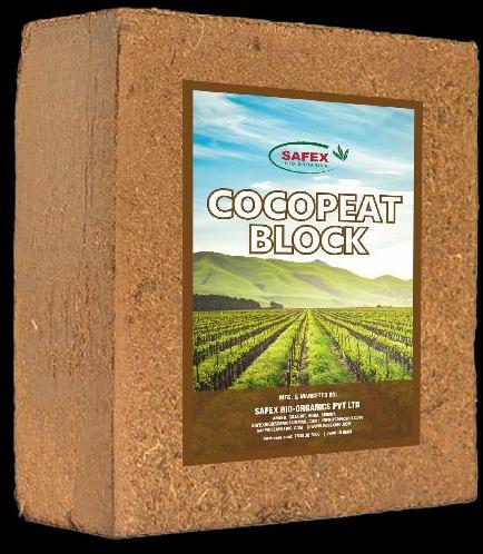 Square COCOPEAT BLOCK, for AGRICULTURE, Color : Grey, Red