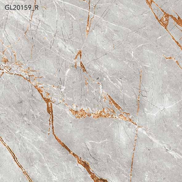Multicolor GL20159-R Glossy Series Vitrified Tile, for Flooring, Roofing, Pattern : Plain, Printed