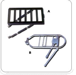 Stainless Steel RW-1302 Bicycle Carrier, Color : Black, Blue
