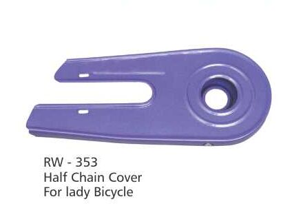 Plain Aluminium RW-353 Bicycle Chain Cover, Technics : Black Oxide