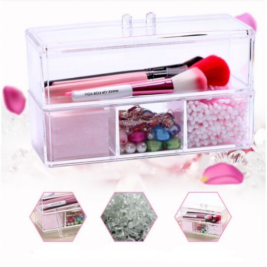 2 Layer Acrylic Makeup Organizer