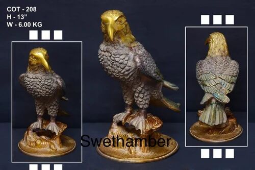 Brass Eagle Statue, Packaging Type : Box