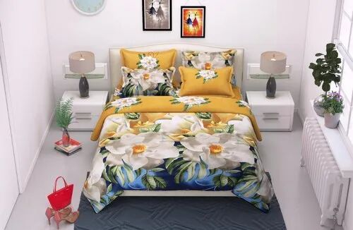 Floral Printed Bed Sheets