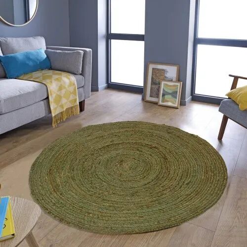 Dyed Jute Rug, Size : 36 x 36 inch