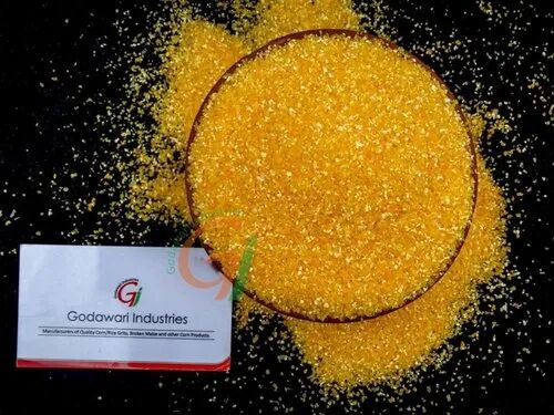 Godawari G101 Corn Grits, Color : Yellow