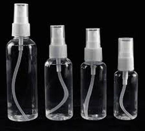 Customised Sanitizer Pet Bottle, for Personal Care, Pattern : Plain