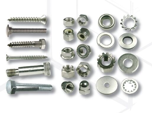 Polished Metal Fasteners, Size : Standard