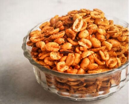 Masala Peanuts, for Cooking Use, Color : Brown, Red