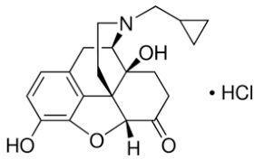 Naltrexone hydrochloride, CAS No. : 16676-29-2