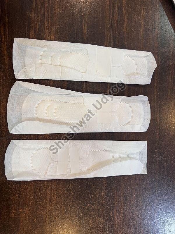 White 280 mm Straight Sanitary Napkins, Feature : Disposable, Hygenic, Moitsture Proof, Soft Texture