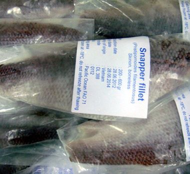 Frozen Crimson Snapper Skinless Fillets, for Cooking., Food, Human Consumption, Feature : Delicious Taste.
