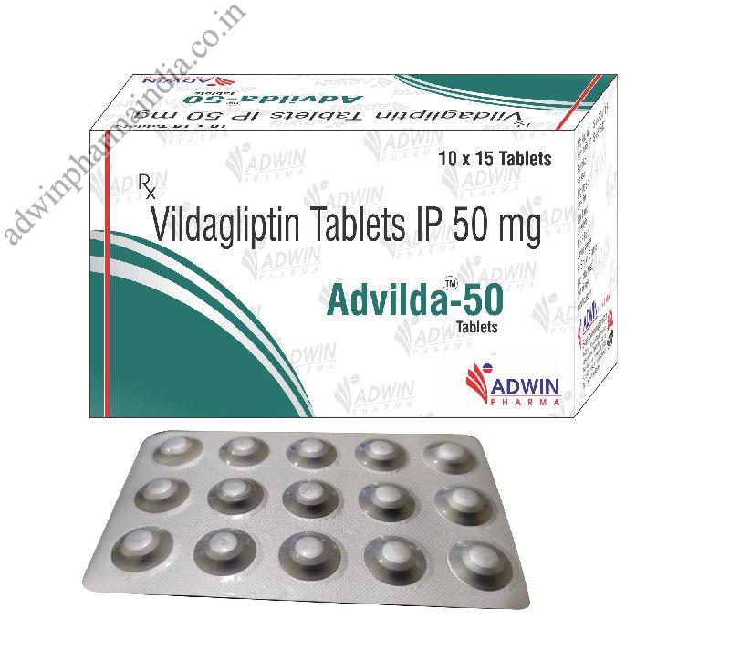 Advilda 50mg Tablets, Type Of Medicines : Allopathic