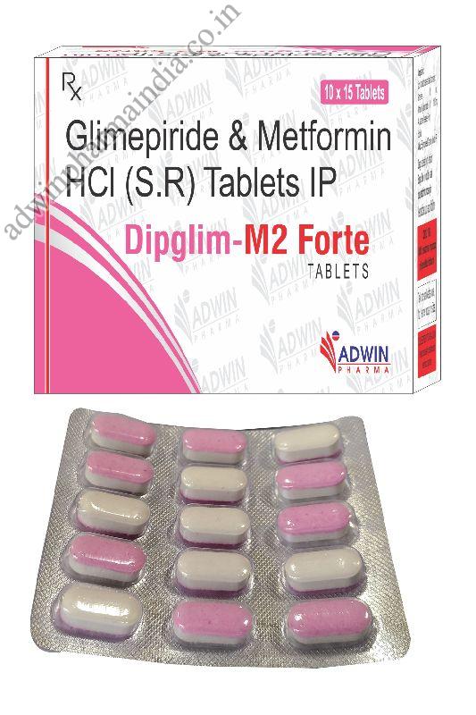 Dipglim-M2 Forte Tablets, Type Of Medicines : Allopathic