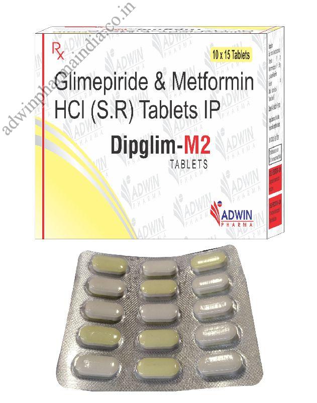 Dipglim-M2 Tablets, Type Of Medicines : Allopathic