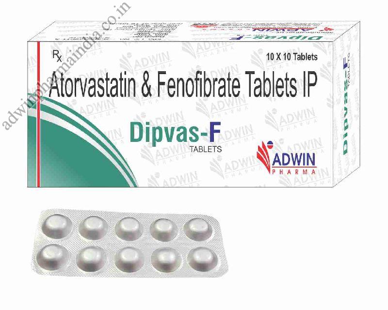 Dipvas-F Tablets, Type Of Medicines : Allopathic