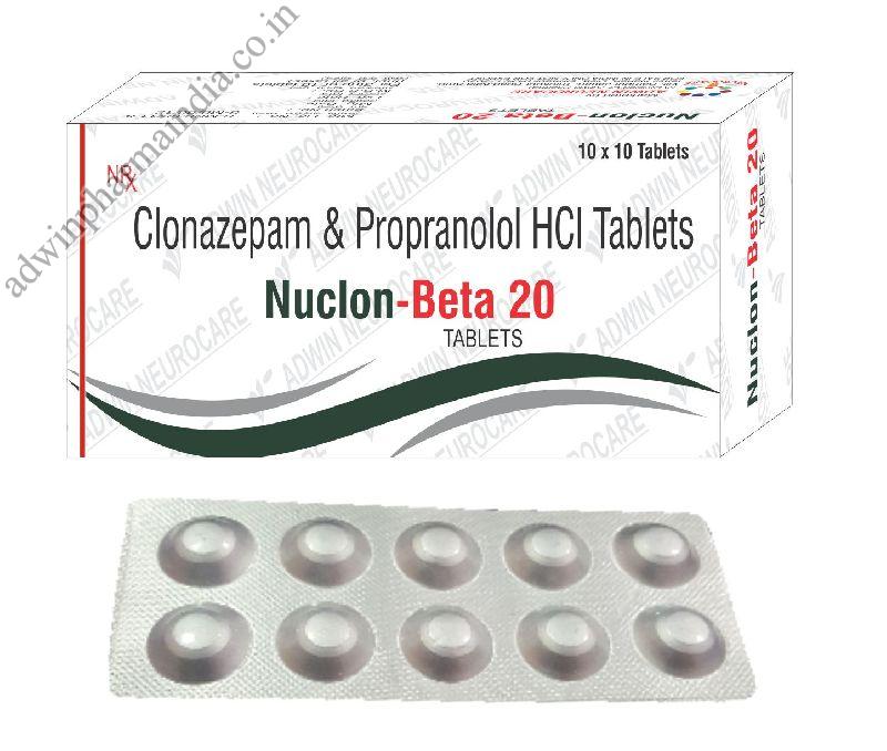 Nuclon-Beta 20mg Tablets, Type Of Medicines : Allopathic