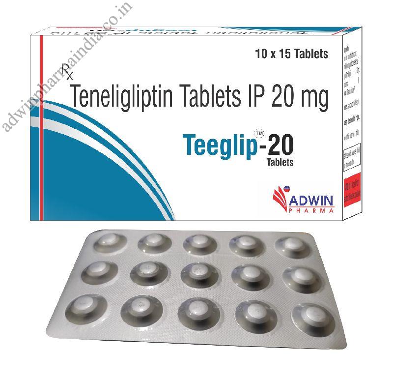 Teeglip 20mg Tablets, Type Of Medicines : Allopathic