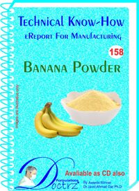 Banana Powder  Manufacturing Technology (TNHR158)