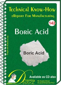 Boric acid manufacturing process formula ereport