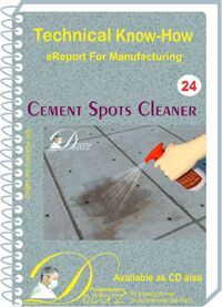 Cement Spots Cleaner Manufacturing