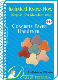 Concrete Paver Polish Manufacturing Formulation (eReport)