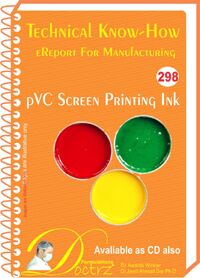 pVC screen printing ink  Manufacturing Technology (TNHR298)